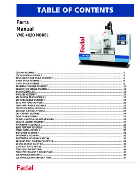 cnc router parts europe|fadal 4020 parts manual.